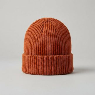 Winter Rust Lambswool Beanie