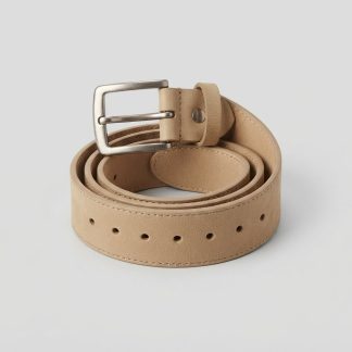 Winter Sand Vegetable-Tanned Leather Belt