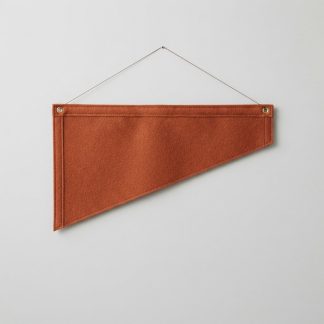 Archive Rust Screen-Printed Felt Pennant