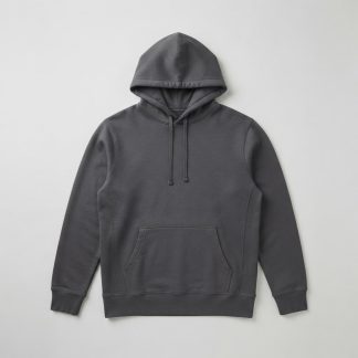 Archive Charcoal Organic Cotton Pullover Hoodie